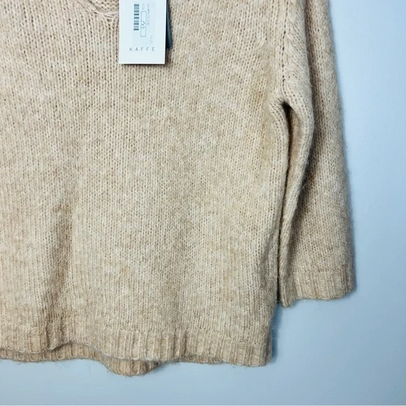 Kaffe KAalioma Smoke Gray Pullover sweater Wool Blend women size M - Picture 10 of 15